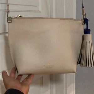 Kate Spade Purse - Tan and Blue - New